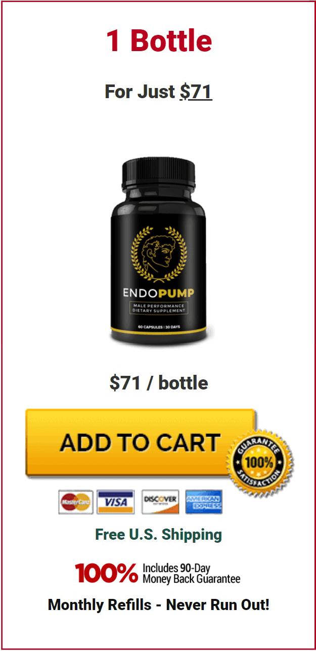 endopump one bottle price 