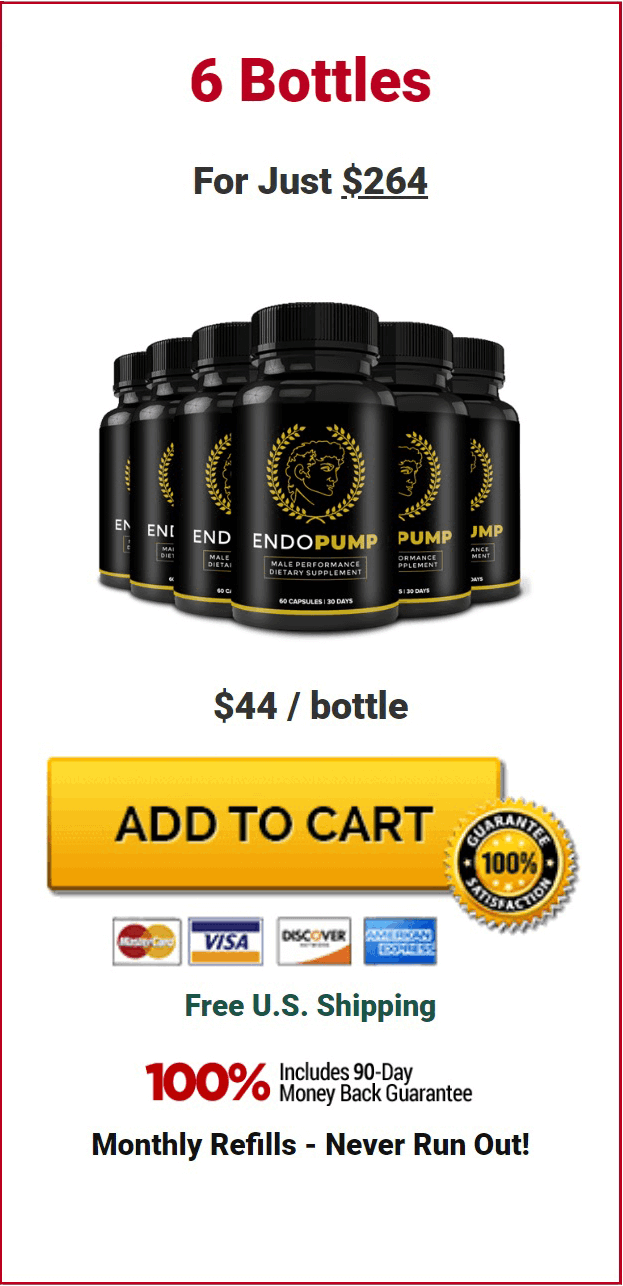 endopump six bottles price 