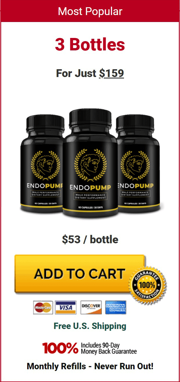 endopump three bottles price 